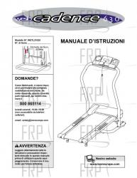 Owners Manual, WETL21020,ITALIAN - Image