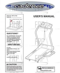 Owners Manual, WETL21022,ENGLISH - Product Image