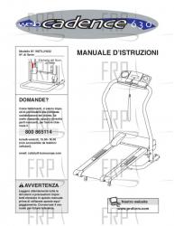 Owners Manual, WETL21022,ITALIAN - Image