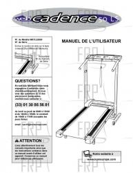 Owners Manual, WETL22020,FRENCH - Image