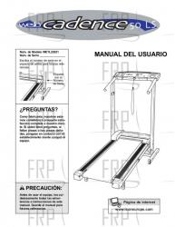 Owners Manual, WETL22021,SPANISH - Image
