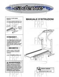 Owners Manual, WETL25020,ITALIAN - Image