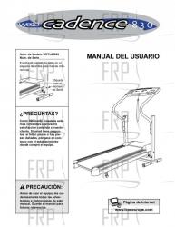 Owners Manual, WETL25020,SPANISH - Image