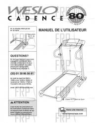 Owners Manual, WETL25130,FRENCH - Image
