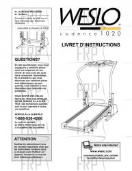 Owners Manual, WETL28090,FRENCH - Image