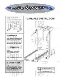 Owners Manual, WETL31020,ITALIAN - Image