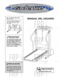 Owners Manual, WETL31020,SPANISH - Image