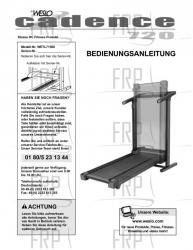 Owners Manual, WETL71500,GERMAN - Image