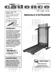 Owners Manual, WETL71500,ITALIAN - Image