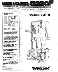 Owners Manual, WG82200 - Product Image