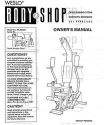 Owners Manual, WL802031 - Product Image