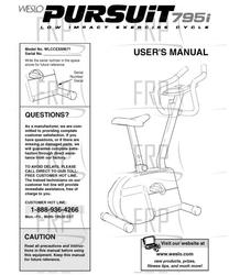 Owners Manual, WLCCEX69571,ECA - Product Image
