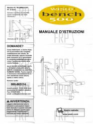 Owners Manual, WLEMBE32101,ITALY - Image