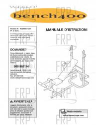 Owners Manual, WLEMBE73201,ITALY - Image