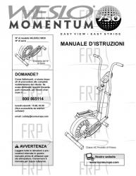 Owners Manual, WLEVEL19830,ITALY - Image Owners Manual, WLEVEL19830,ITALY - Image