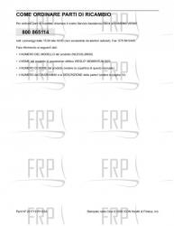 Owners Manual, WLEVEL28830,ITALY - Image