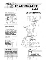 Owners Manual, WLEVEX13590,UK - Image