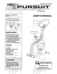 Owners Manual, WLEVEX13790,UK - Image