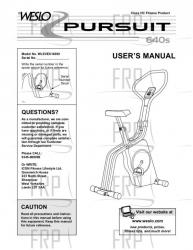 Owners Manual, WLEVEX14690,UK - Image