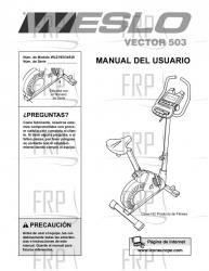 Owners Manual, WLEVEX34830,SPNSH - Image
