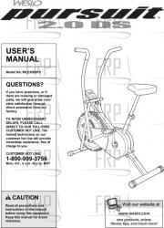 Owners Manual, WLEX0901 - Product Image