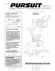 Owners Manual, WLEX32480,GERMAN - Image