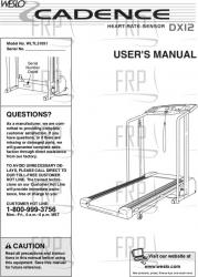Owners Manual, WLTL31091 - Product Image
