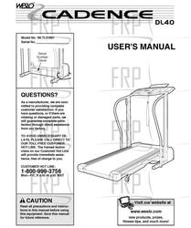 Owner's Manual, WLTL51691 - Product Image