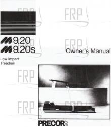 Owners manual, 9.20 9.20S - Product Image