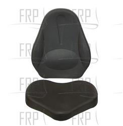 Pad, Seat, Set, Black - Product image
