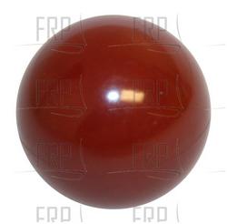 Pop-pin knob, Red - Product Image