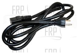 Power cord, 8', 110V, 20A - Product Image