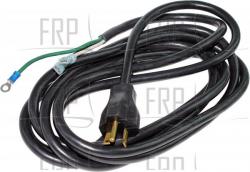 Power cord, 12' - Product Image Power cord, 12' - Product Image