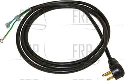 Power cord, 12', 110V, 15Amp - Product Image