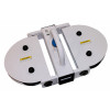 17002529 - Pulley, Adjustable, Dual, White - Product Image