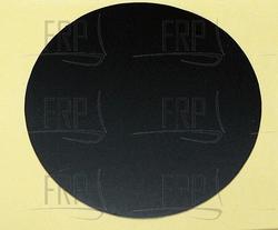 Sticker Round, Black, EP518 - Product Image