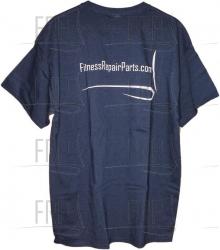 T-Shirt, Navy, FRP Logo, 5XL - Product Image