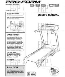 Manual, User, PFTL599080 - Product Image
