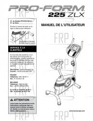 USER" MANUAL, FRENCH - Image