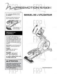 USER'R MANUAL, FRENCH - Image