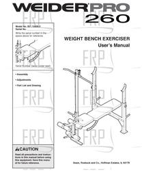 USER'S MANUAL - Product Image USER'S MANUAL - Product Image