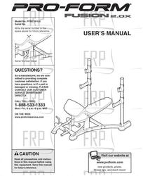 Manual, User, PFBE18160 - Product Image