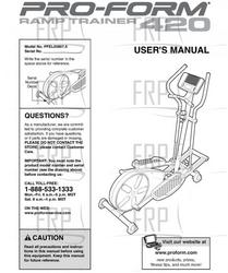 USER'S MANUAL - Product Image USER'S MANUAL - Product Image