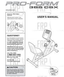 Manual, User's - Product Image Manual, User's - Product Image