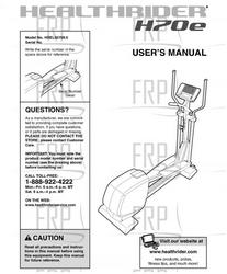 USER'S MANUAL - Product Image
