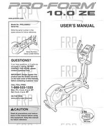 USER'S MANUAL - Product Image USER'S MANUAL - Product Image