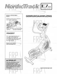 USER'S MANUAL, DUTCH - Image USER'S MANUAL, DUTCH - Image
