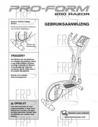USER'S MANUAL, DUTCH - Image USER'S MANUAL, DUTCH - Image