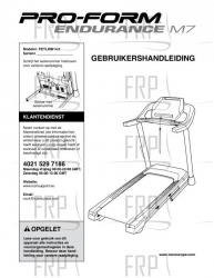 USER'S MANUAL, DUTCH - Image USER'S MANUAL, DUTCH - Image