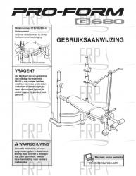 USER'S MANUAL - DUTCH - Image USER'S MANUAL - DUTCH - Image